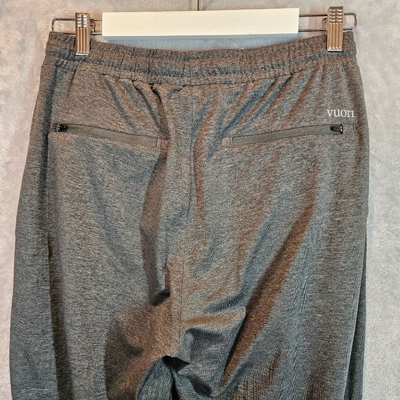 Vuori Mens M The Rise and Shine Performance Jogger Pants Light Gray zip pockets - Picture 9 of 13